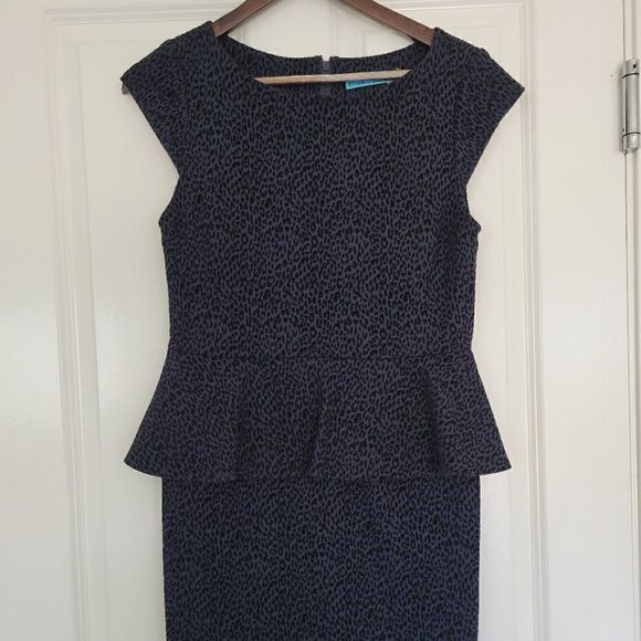 Alice + Olivia Victoria Cap Sleeve Peplum Career Dress size 8 - Picture 1 of 7